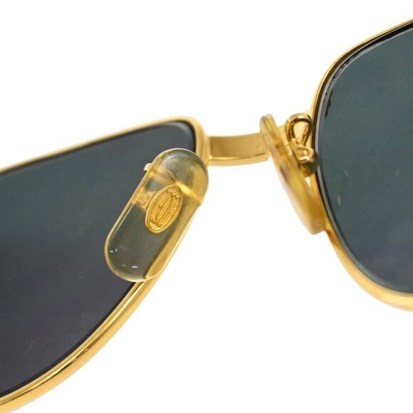 CARTIER Romance Louis Sunglasses Green Gold France 31RL567 main image 6